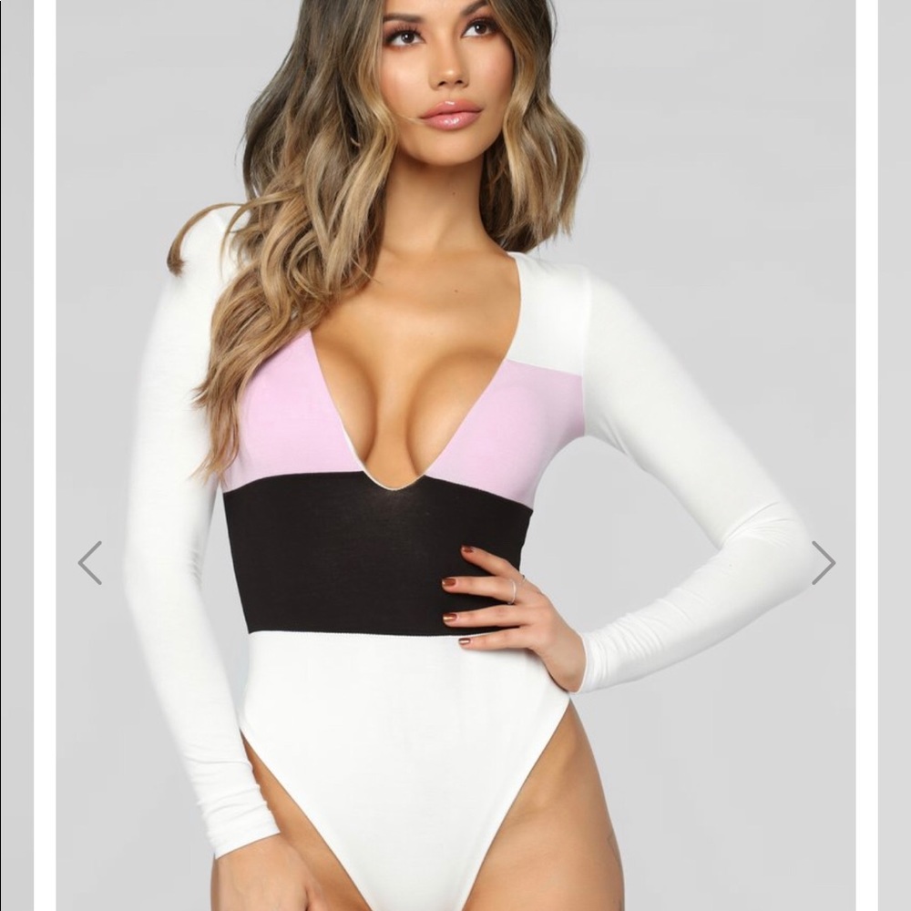 Playful of Color Block Bodysuit
